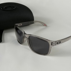Oakley Holbrook XL Grey Smoke Clear Translucent Sunglasses Prizm Black Grey Lens