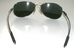 RAY BAN RB8301 56[]14 SHINY GUNMETAL CARBON FIBER G15 MIRROR PILOT SUNGLASSES
