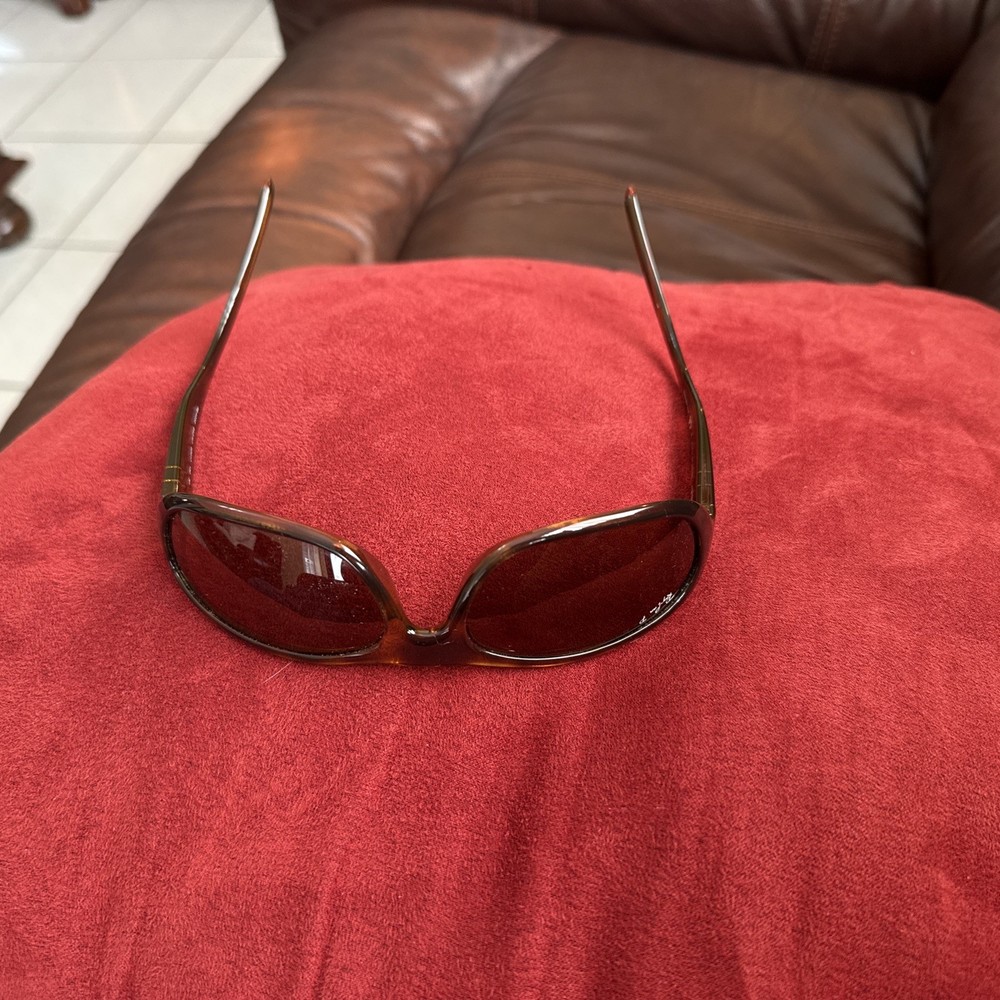 RAY-BAN RB4033 Oem TORTOISE BROWN LENS WRAP SUNGLASSES Scratches See Details