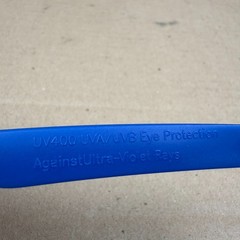 UCLA Athletics Sunglasses WESCOM Branded Black Blue Frames Minor Scratches