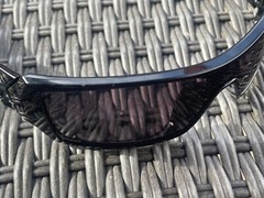 Used Oakley Oil Rig II 03-460 – Polished Black Frame – Warm Grey Lenses