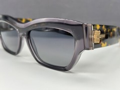 Ic Berlin Sunglasses Women Grey Large L Mercedes Benz MB 01 Square NP:499€
