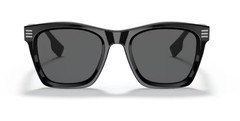 BURBERRY Cooper BE4348 300187 52mm Black Dark Grey Men’s Sunglasses