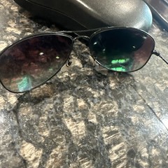 Ray-Ban Sunglasses Cockpit RB3362 002/4J Green Mirror Black Full Rim 59-14-135