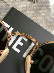 New Ray-Ban RB3447 Round Metal Green G15 Sunglasses