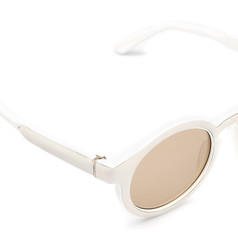 Loewe Eyewear Round Padded Calf-Leather Sunglasses Glasses Sunglasses LW40002I