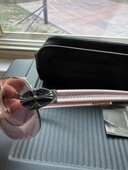CHROME HEARTS Classic Oval Sunglasses Pink Aviator Cross Sterling Silver
