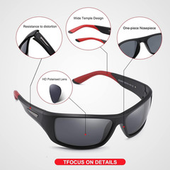 Polarized Sports Sunglasses for Men Women Driving Fishing Cycling Running Golf
