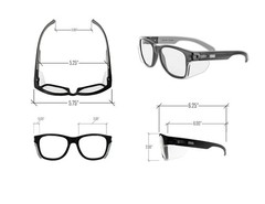 Lentes Gafas De Trabajo Para Hombre Construccion Transparentes Proteccion NUEVO