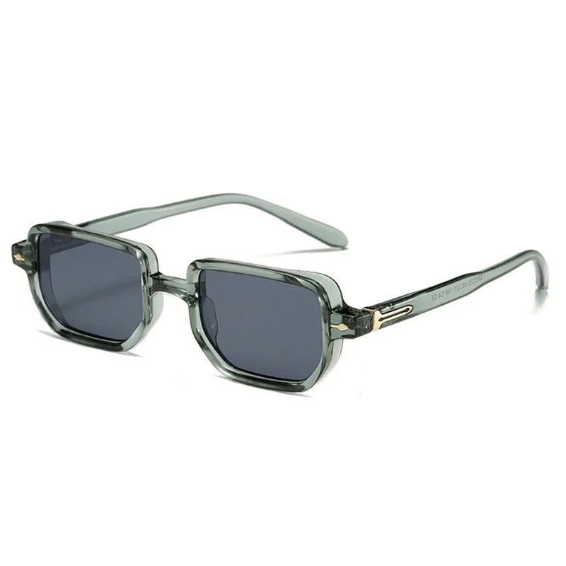 Rectangle Candy Color Sunglasses Gradient Lens UV400 Unisex Beach Party Wear