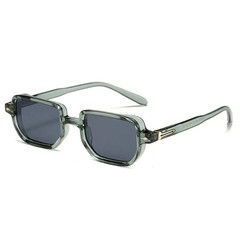 Rectangle Candy Color Sunglasses Gradient Lens UV400 Unisex Beach Party Wear