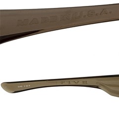 Oakley Five Sunglasses Brown Translucent Frame Bronze Lens Wrap Arounds 51-19