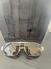 Sunglasses by Sama Eye Wear Model COBRA in Gold Color