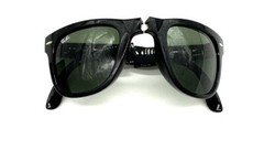RAY BAN Sunglasses WAYFARER FOLDING Shiny Black Green G15 RB4105 50-22 Returned