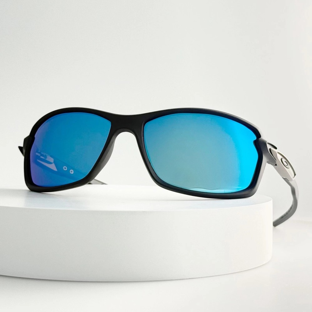 Oakley OO9302 Carbon Shift Matte Black Sapphire Blue Lens SunglassesIN BOX