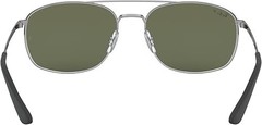 Ray-Ban RB3654 004/9A 60 145 Unisex Sunglasses Gunmetal Green