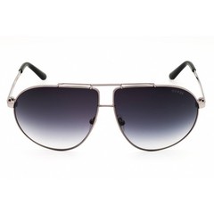 Guess Men’s Sunglasses Shiny Gunmetal Metal Aviator Full Rim Frame GU5208 08B