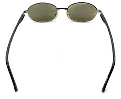 Serengeti 6793 Gunmetal Gray Black Round Oval Sunglasses Gray Lens Italy Unisex