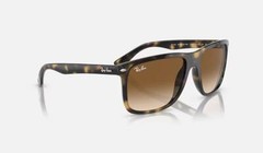 Ray-Ban Boyfriend Two Polished Havana/Light Brown Gradient 60 mm Sunglasses