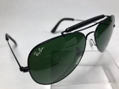 Ray-Ban RB3422 Sunglasses Black Frame 58/14 Green Lens 140MM