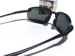 NEW Maui Jim HOOKIPA ULTRA Matte Black POLARIZED Grey Lens Sunglass 676-02