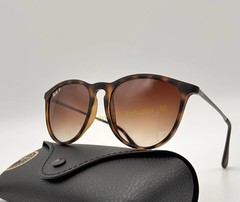 RB4171 Ray-Ban Erika Polarized Sunglasses Tortoise Frame Brown Gradient 54mm