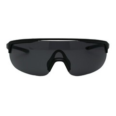 Half Rim Goggle Style Sunglasses Oversized Shield Wrap Around UV 400