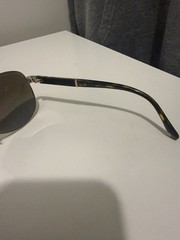 Men’s Aviator Sunglasses Gold Metal Frame, Gray Lenses, Solid Pattern