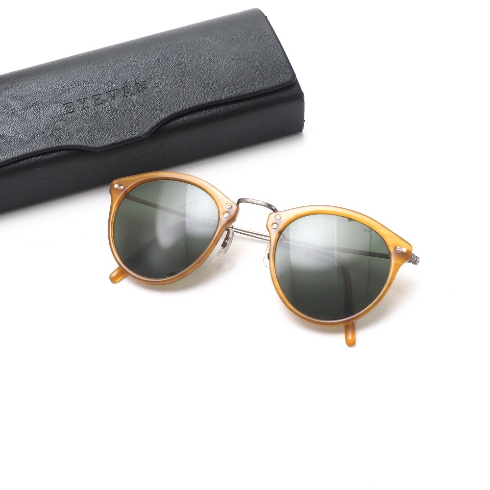Mint EYEVAN sunglasses Size 47□25-145 Boston Eyewear Glasses Branded cloth…