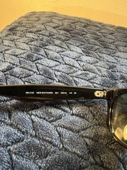 Ray-Ban Sunglasses RB2132 New Wayfarer Classic Black Frame Green Lenses