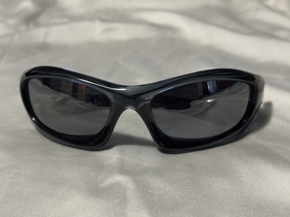 Oakley Unknown Crystal Black Sunglasses Clear Gray Discontinued AB