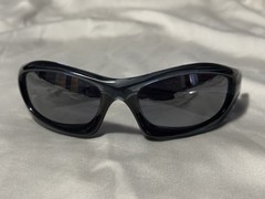 Oakley Unknown Crystal Black Sunglasses Clear Gray Discontinued AB