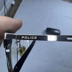 POLICE EYEWEAR HARMONICA 1 vpla91 300Y 54-17-140 BLUE GOLD EYEGLASSES L543