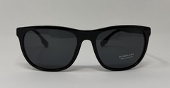 Burberry B4319 3001/87 Black Sunglasses, Black Lenses. Size 58-18-145