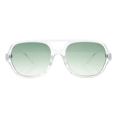 Unisex Retro Fashion Sunglasses Flat Top Racer Pilot Translucent Colors UV400