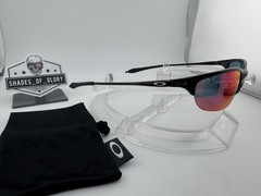 OAKLEY HALF WIRE 1.0 RED OXIDE POSITIVE RED IRIDIUM SUNGLASSES 05-735 VTG RARE