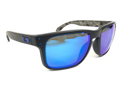 Oakley Sunglasses Holbrook OO9102-H055 Prizmatic Matte Black with Prizm Sapphire