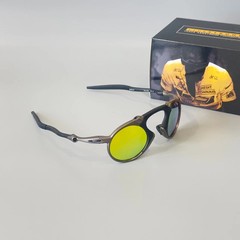 Oakley X-Metal Madman OO6019 Gunmetal Frame Yellow Iridium Lens Sunglasses