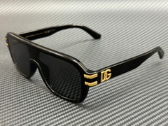 DOLCE & GABBANA DG4507 501 87 Black Grey Men’s 65 mm Sunglasses