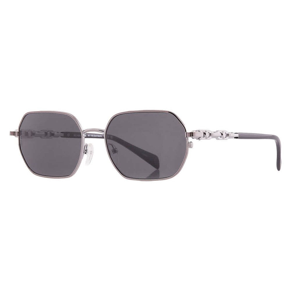 Michael Kors Saint Martin Dark Grey Solid Geometric Unisex Sunglasses MK1165