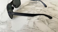 Maui Jim Sunglasses MJ432-2M RED SANDS 59-17-140 Green Lenses Black Frame- FR SH