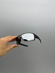 New Oakley Turbine Rotor OO9307 PRIZM Men’s Sunglass Black Frames/Silver Lenses