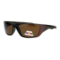 TAC Polarized Sports Sunglasses Unisex Biker Wrap Around Rectangle Frame