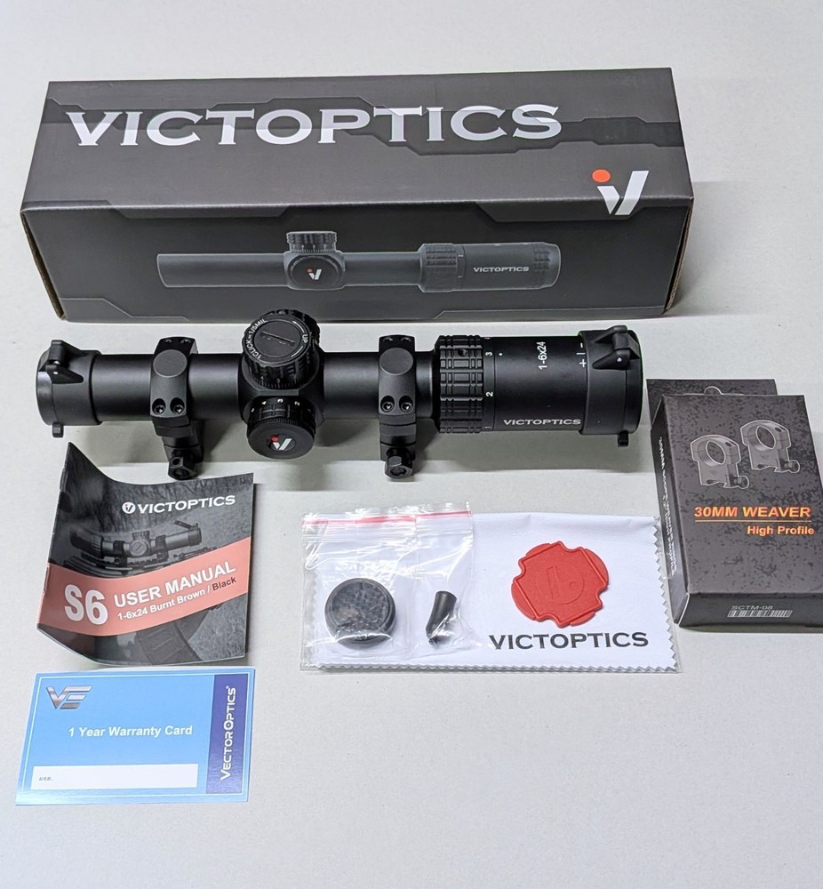 【In-store test only, 】VICTOPTICS 1-6×24 Short Scope OPSL22 (Victoptics) Vector