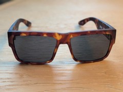 Spy Optic CYRUS Sunglasses Soft Camo Matte Tortoise Happy Gray Lenses Used