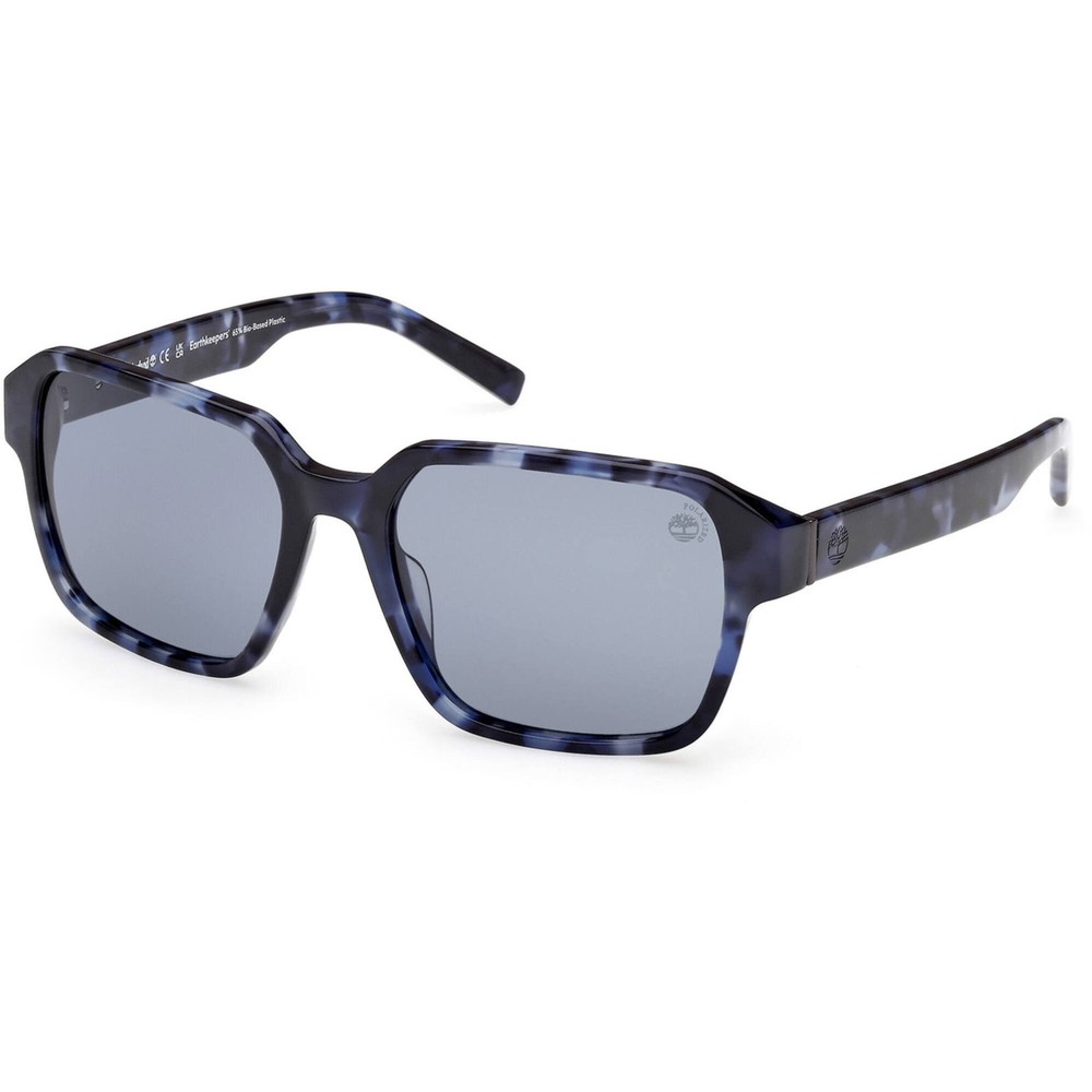 Timberland Men’s Sunglasses Havana/Other Acetate Square Full Rim TB00043 5656D