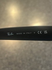 Ray-Ban RB2132 New Wayfarer 622/30 Black Frame Green Lens 55-18 UV400