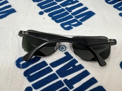 Ray-Ban RB3483 004/58 Gunmetal Black Square Polarized Sunglasses 60mm Case