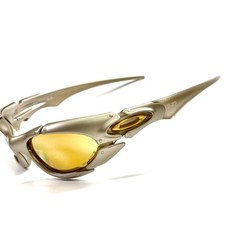 Oakley Plate Platinum 24K Gold Iridium Sunglasses NOS Vintage 2003 Rare