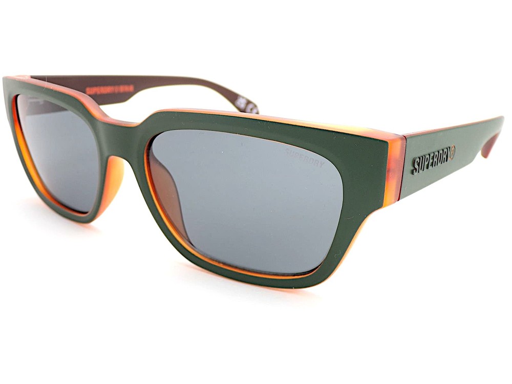 Superdry SDS 5004 Sunglasses Green over Brown with Grey CAT.3 Lenses 107